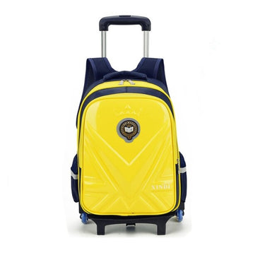 Mochilas Escolares con Ruedas Niños amarillo